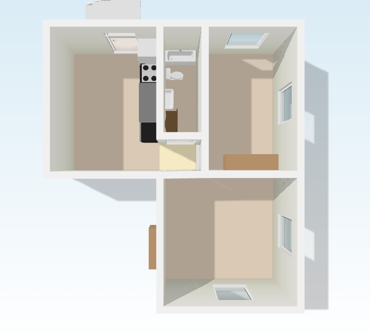 1B 3D Layout